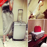 日默瓦同款商务铝框拉杆箱旅游箱行李箱铝合金复古时尚韩版可爱潮
