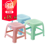 [转卖]茶花塑料凳藤面小方凳子宝宝凳 儿童凳小矮凳凳子换鞋凳
