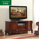 美式乡村家具简约中式茶几组合电视柜欧式 桦木1.4米小户型储物柜