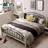 林氏家具简约铁艺床1.8米双人床床头柜床垫卧室组合套装LS018TY3