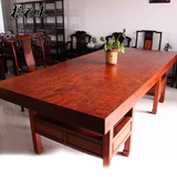 巴花大板桌巴西花梨实木红木原木书桌茶桌餐桌茶板茶台老板桌现货