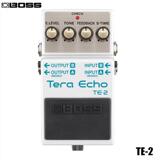 正品罗兰BOSS TE-2 TE2  电吉他/贝司 环绕声场回响 单块效果器