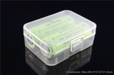 加厚出口品质18500 18350 16340强光手电筒锂电池盒收纳盒