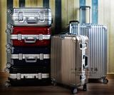 日默瓦同款防爆拉杆箱铝框万向轮男女pc旅行箱登机包行李箱子