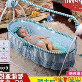 婴儿床摇床欧式简易可折叠电动摇床BB多功能宝宝用品新生儿床摇篮