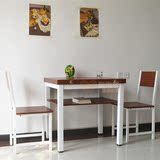 特价小户型可折叠餐桌椅简约伸缩双层省空间家用简易钢木吃饭桌子