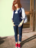 日本直购VIVI揭载GRL春款运动休闲可爱少女棒球服外套短款夹克衫