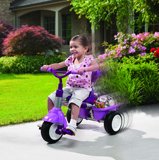 美国代购little Tikes 三合一儿童三轮推车 宝宝推车 儿童脚踏车