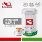 意利illy意大利原装进口咖啡粉 意式浓缩低因烘焙 黑咖啡罐装250g