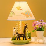 欧式宜家长颈鹿动物旋转台灯可爱温馨田园儿童卡通卧室床头灯装饰