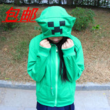 包邮我的世界minecraft JJ怪 苦力怕COS动漫短袖卫衣服连帽衫男女