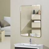 AC银晶防雾浴室镜壁挂卫生间卫浴梳妆镜长方形镜可定做镜子
