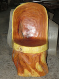 原木整体根雕靠背椅天然茶几茶台木墩凳子树根椅子配凳树桩香樟木