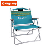 KingCamp/康尔户外露营轻便木扶手高承重沙滩椅折叠椅KC7009