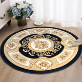 欧式圆形地毯 客厅中式欧美茶几现代卧室床边毯茶几卧室书房地毯