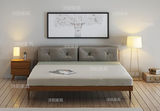 全实木橡木软靠背现代简约卧室床日式北欧宜家1.5米1.8米双人床