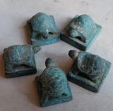青铜器龟印 古代印章 包老包真 明清铜印章 小印章 古玩收藏杂项
