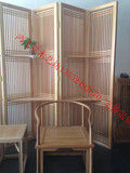 现代中式屏风隔断时尚客厅卧室移动折屏创意简约木制折叠座屏定制