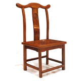 小官帽椅 明式家具黄花梨木靠背椅实木小茶椅餐椅新中式 红木椅子