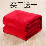 纯色法莱绒毛毯珊瑚绒休闲毯沙发毯毛巾被纯色珊瑚绒毯子特价包邮