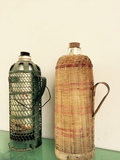 文革民俗怀旧老物件老式暖水瓶保温水瓶壶 老孔铁皮壶老货旧货