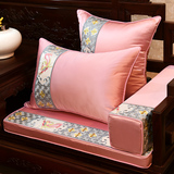 新古典中式花鸟红木家具沙发垫坐垫靠垫圈椅罗汉床垫海绵加厚定做