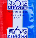 第六感超薄避孕套第6感冰火一体安全套1只装单片