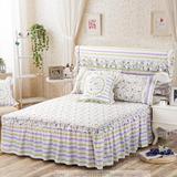 纯棉床单床套床单子床单盖蕾丝美容床罩1.2 1.5米1.8 2m床保护套