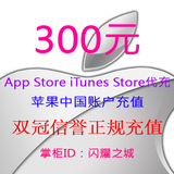 iTunes App Store中国区苹果商店账号Apple ID官方代充值300元