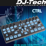 fidek CTRL.电脑DJ Tech控制器 兼容各DJ软件 高度集成midi控制台
