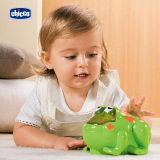 意大利chicco智高 电动发声青蛙 婴儿宝宝学走路早教益智玩具