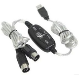 雅马哈P95 p85MIDI线5针 MIDI转USB线 电子琴MIDI线 MIDI连接线