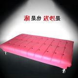 折叠沙发床1.5米单人双人皮艺实木多功能两用1.8住宅家具小户型可