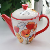 创意大容量茶壶可爱卡通陶瓷茶壶 茶杯茶具个性泡茶陶瓷壶