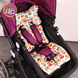 婴儿童车棉垫通用手推车睡垫加厚纯棉宝宝餐椅坐垫子伞车配件四季