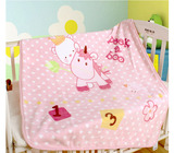 丽婴房儿童卡通双层拉舍尔毛毯珊瑚绒法兰绒抱毯防风毯膝盖毯床单