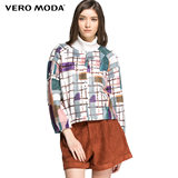 Vero Moda2016新品抽象印花太空棉开衫卫衣316133003