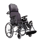 康扬轮椅KM-5000.2铝合金轻便折叠高靠背可躺老年人残疾人轮椅车