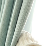 Borka波尔卡 全遮光定制窗帘加厚纯色客厅卧室飘窗简约高档窗帘