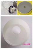 玻璃灯罩灯具配件E27灯头奶白开口灯罩 平口球形罩 DIY单头吊灯