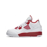 雷恩体育Air Jordan 4 AJ4 乔4 白红 童鞋 运动篮球鞋 308499-106