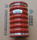 中国重汽豪沃中冷器胶管WG9730530011豪沃原厂中冷器进气硅胶管