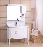 欧式浴室柜落地PVC美式卫浴柜洗手洗脸台盆浴室柜组合现货 8621