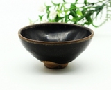 宋代建窑茶盏黑碗一个 古董古玩收藏古老瓷器高古瓷茶盏