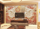瓷砖电视背景墙 微晶石雕刻3d客厅沙发中式欧现代玉雕背浮雕墙砖