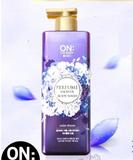 新款梦幻系列韩国正品LG ON 紫色梦幻香水沐浴露 500毫升单瓶