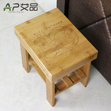 楠竹小板凳实木小凳子圆凳儿童宝宝凳矮凳方凳非塑料创意时尚包邮