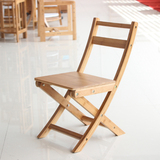 包邮折叠椅子靠背椅实木大小号靠背椅儿童成人凳子创意休闲椅平板