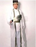 汉朝儿童成人男古装才子书童书生大臣表演演出服装诸葛亮古装服装