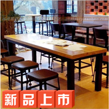 快餐桌椅批发饭店实木餐桌餐桌椅组合面馆饺子店餐厅桌椅休闲桌子